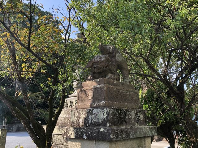 【長崎】諫早公園に隣接する神社