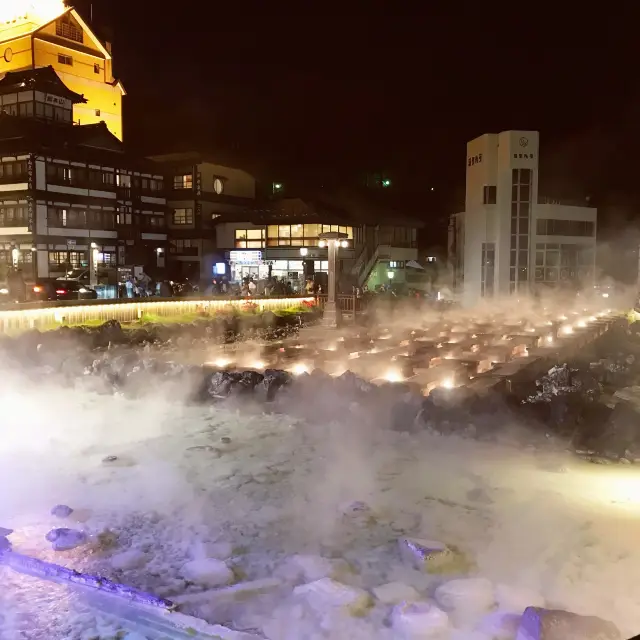 【群馬県・草津】草津温泉湯畑　夜さんぽ🚶‍♀️📷✨