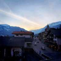 Grindelwald village in Switzerland 
