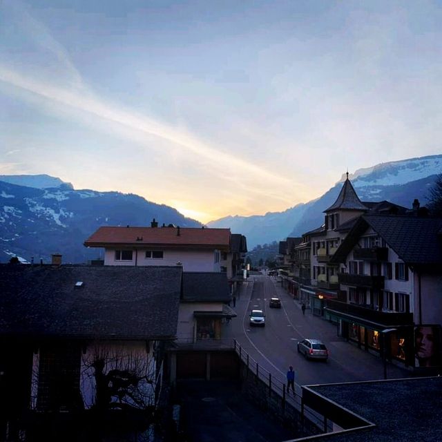 Grindelwald village in Switzerland 