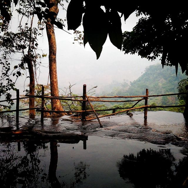 Breathtaking waterfalls in Laos 