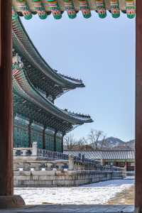 서울 겨울 여행 "경복궁 설경"