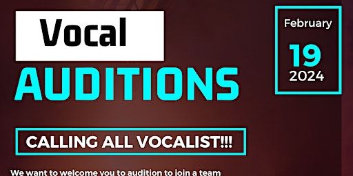 Vocal auditions | 1400 Park Pl