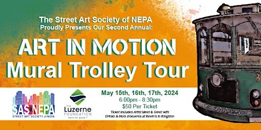 Art In Motion - Mural Trolley Tour, 2024 | 200 Old Train Sta Rd