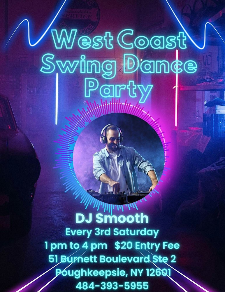 West Coast Swing Dance Party | 51 Burnett Blvd suite 2
