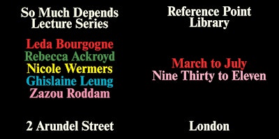 So Much Depends | Reference Point