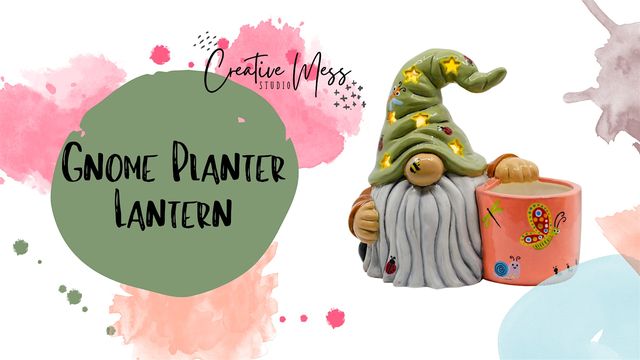 Ceramic gnome planter lantern| Working Class Brewery | Working Class Brewery