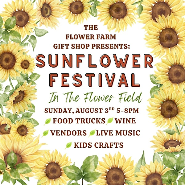 Sunflower Festival at The Flower Farm | 9280 Horseshoe Bar Rd