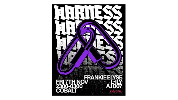 Harness - Queer Rave with Frankie Elyse | Cobalt Studios