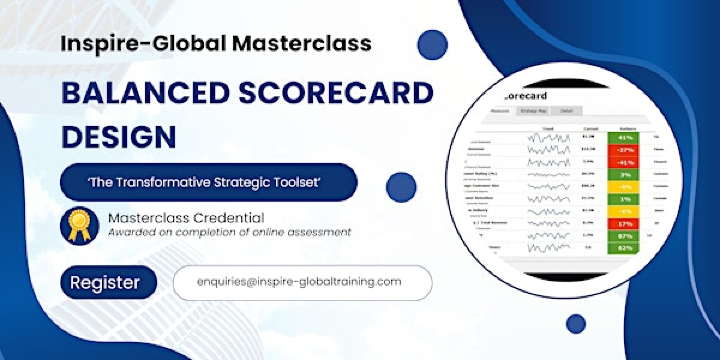 Balanced Scorecard Design Masterclass - LEEDS | Virtual Program (3 Sessions) Leeds LS1 5AA