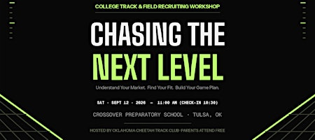 Chasing the Next Level: College Track & Field Recruiting Workshop | Crossover Preparatory School