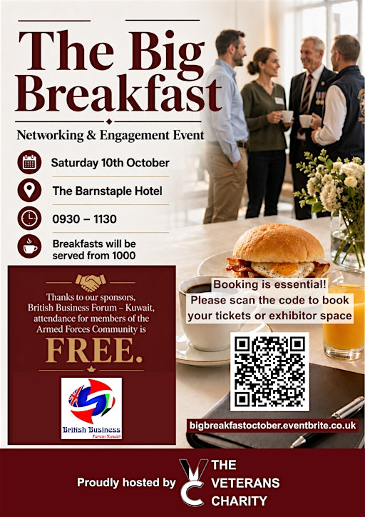 The Big Breakfast - Networking and Engagement Event | The Barnstaple Hotel