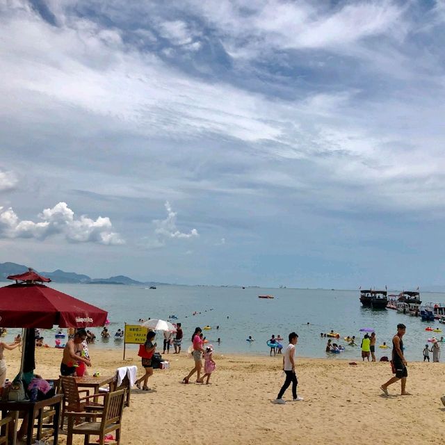 惠州碧桂園十里銀灘沙灘美