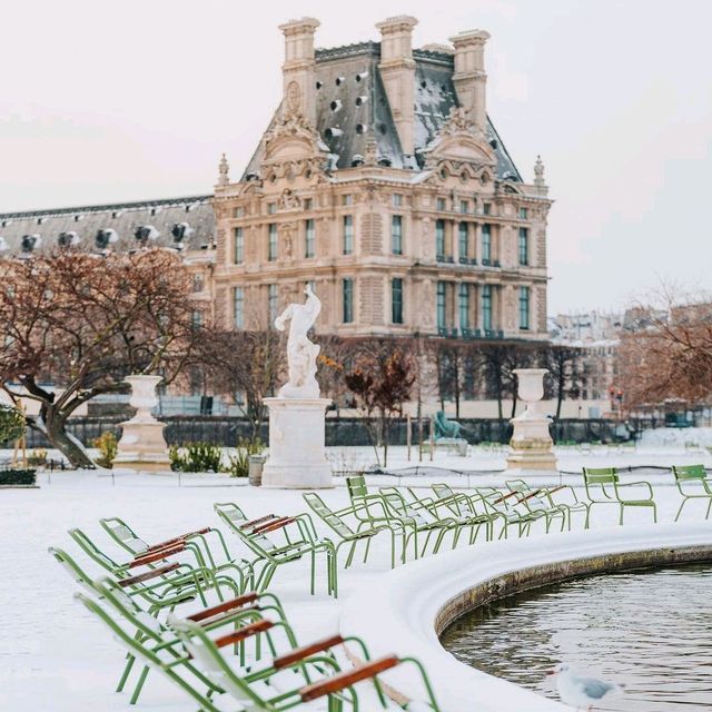 Tuileries Garden on Snow