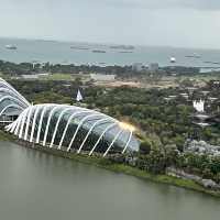 Aerial view of Marina Bay Singapore