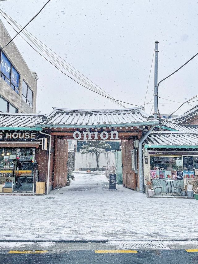 눈이 펑펑오는 날 서울의 모습 ❄️ 
