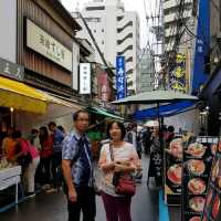 famous Japan fish market