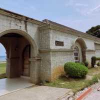 The unfinished Cuartel de Espana in Oslob