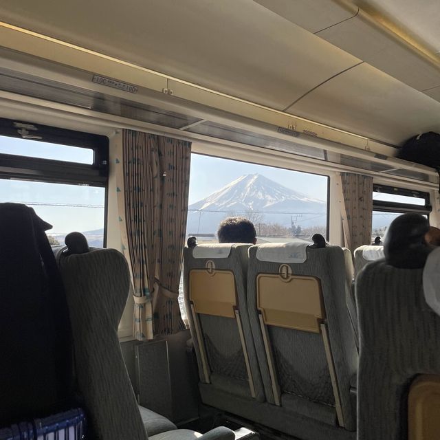 富士山交通攻略🥰富士山特急列車🗻