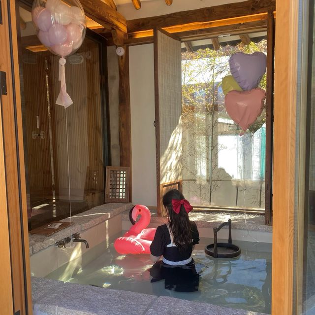 전주 한옥마을 자쿠지 2개 있는 감성숙소🤍