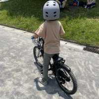保土ヶ谷公園で自転車デビュー