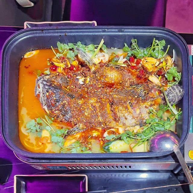 型格烤魚🐟店，好味🤤沙巴龍躉🍲鍋