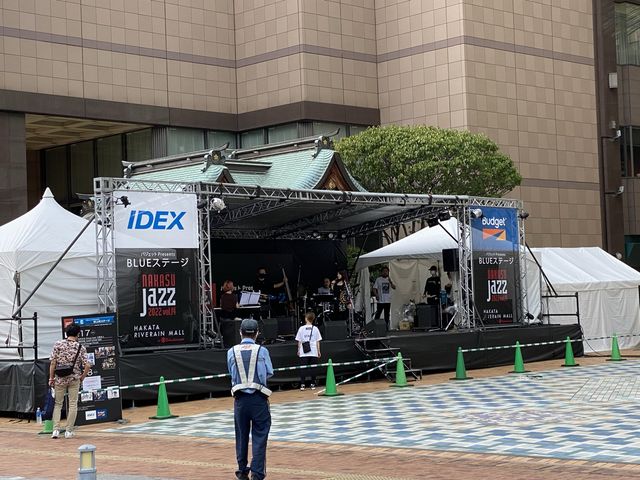 福岡中洲の秋の定番イベント『中洲jazz』(昼間)
