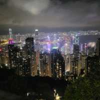 從山頂遠眺香港的醉人夜景