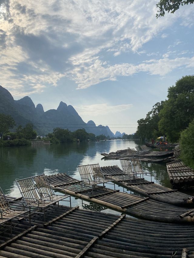 Bamboo rafting experience 