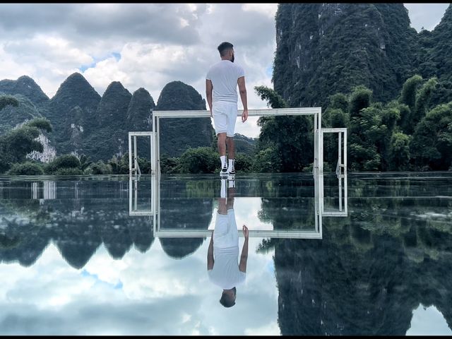 Espectacular Mirror terrace in Yangshuo 🤩