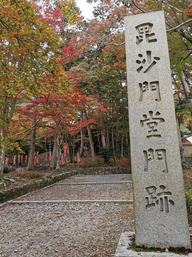 Autumn trip to Kyoto, Japan, enjoy the beauty of Bishamon-do and the red leaves of Daigo-ji Temple.