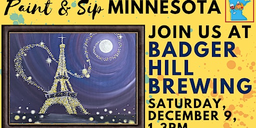 December 9 Paint & Sip at Badger Hill Brewing | Badger Hill Brewing