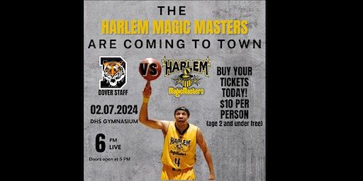 Harlem Magic Masters Basketball Game | Dover High School, Grace Street, Dover, NJ, USA