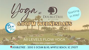 Sunset Yoga by the Beach at DoubleTree Resort | DoubleTree Resort by Hilton Myrtle Beach Oceanfront