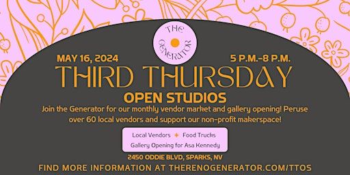 Third Thursday: Open Studios at The Generator | The Generator Community Makerspace