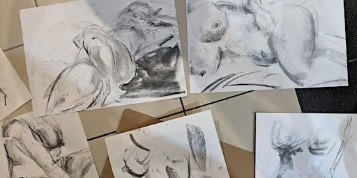 Behind the Curtains - Life model drawing | Factor IJ