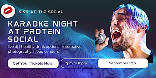 karaoke night at protein social | Protien Social
