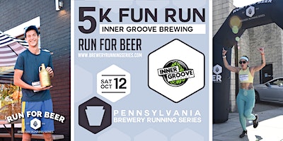 5k Beer Run x Inner Groove | 2024 PA Brewery Running Series | Inner Groove Brewing - Verona