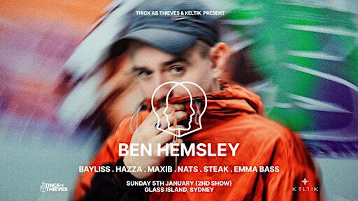 Ben Hemsley (UK) | Glass Island - Sun 5th January [2nd Show] | Glass Island - check event info for Wharf Details