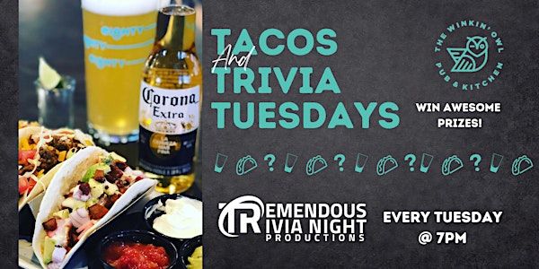 Calgary Taco & Trivia Tuesdays at The Winkin Owl Pub - 7pm | The Winkin' Owl Pub & Kitchen