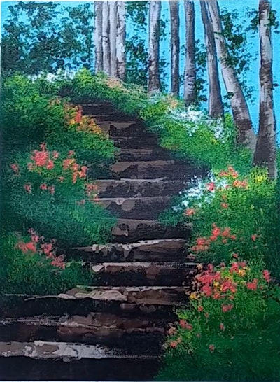 Going Up Paint Night Party | La Porta Restaurant and Bar