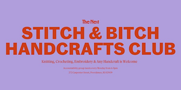 Stitch & Bitch - Handcrafts Accountability Club | The Nest