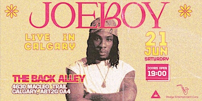 JOEBOY LIVE IN CALGARY CONCERT! | The Back Alley