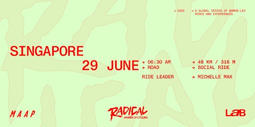 Radical Women of Cycling: Singapore | MAAP LaB Singapore