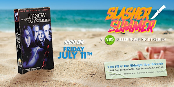 VHS Society – Slasher Summer: Night One | The Midnight Hour Records