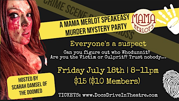 Murder Mystery Party at the Speakeasy | Mama Merlot's Speakeasy