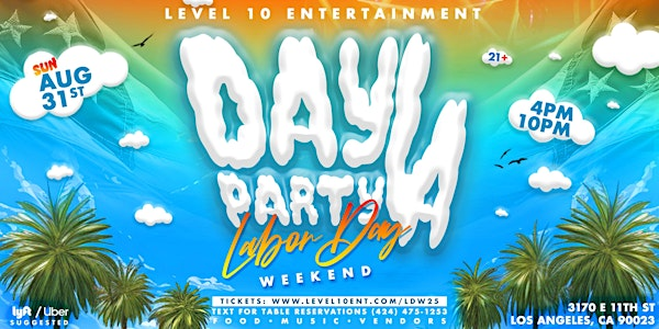 Day Party LA: Labor Day Weekend | 3170 E 11th St