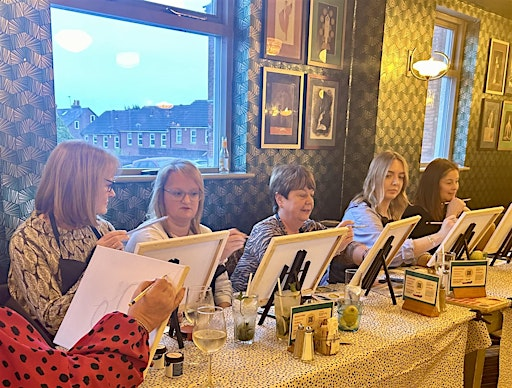 Cocktails on Canvas : Lounge on the Beach | Sip & Paint | Sutton Coldfield | Quinto Lounge