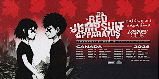 The Red Jumpsuit Apparatus Live In Winnipeg MB | Park Theatre