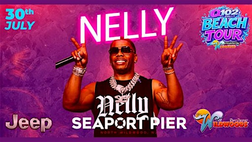 Q102 Beach Tour Concert with Nelly | Rain or Shine | Seaport Pier Restaurant Bar